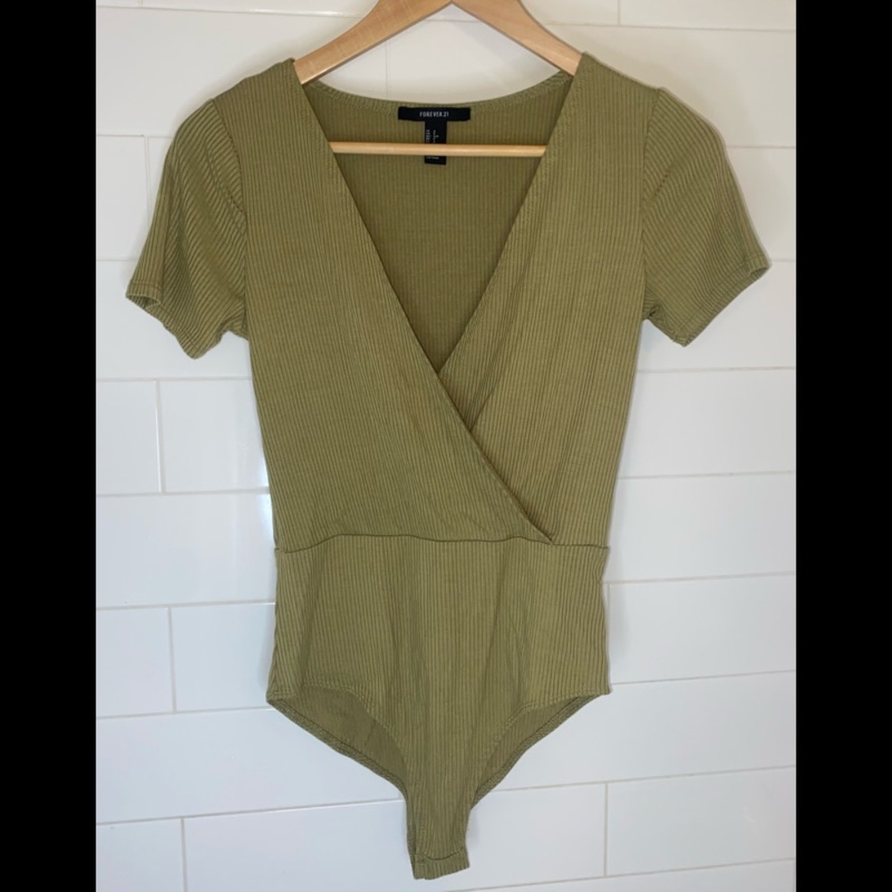 Olive Green Bodysuit
